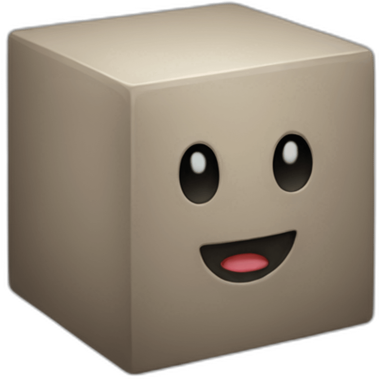 cube, emoji