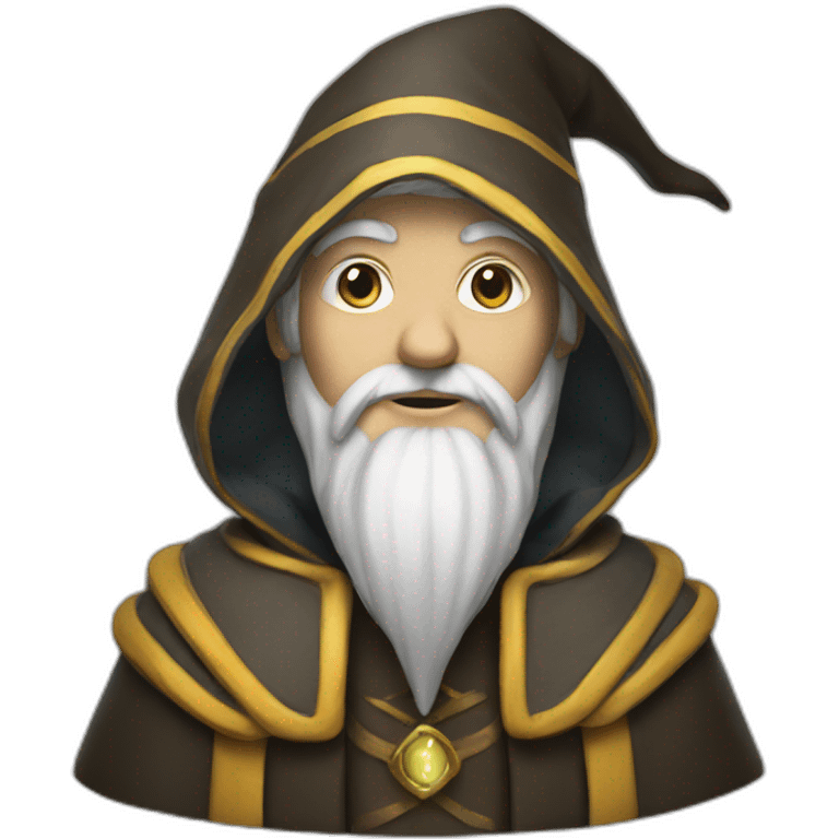 A wizard emoji