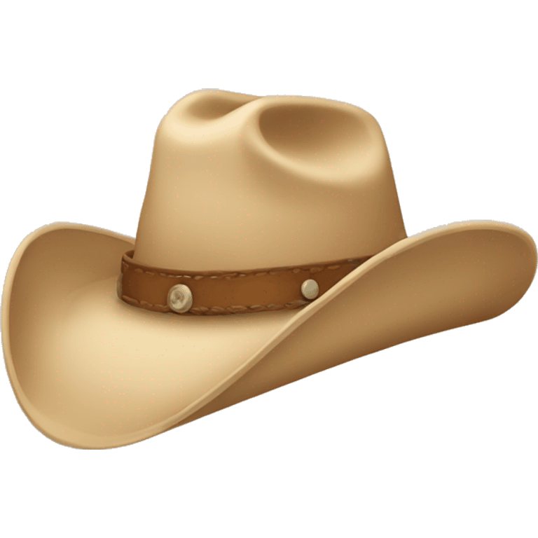 Beige cowboy hat emoji