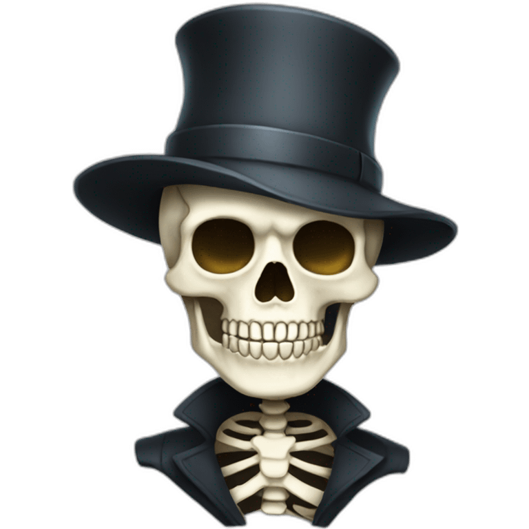 Sans skeleton with hat emoji