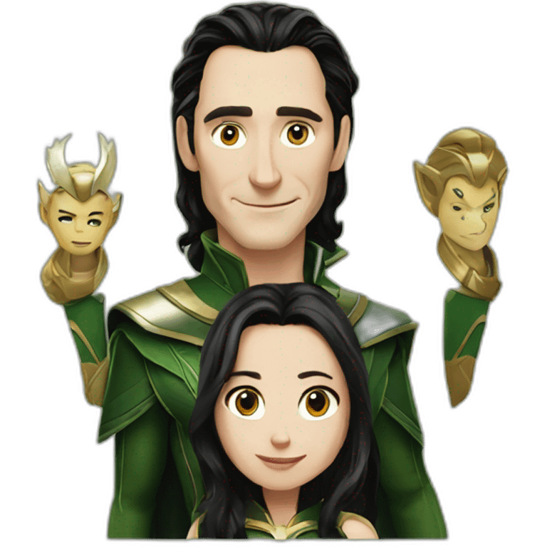 Loki and wanda emoji