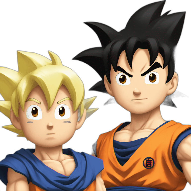 Goku and a like emoji