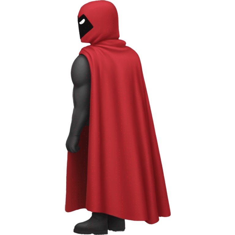 headless super hero cape emoji