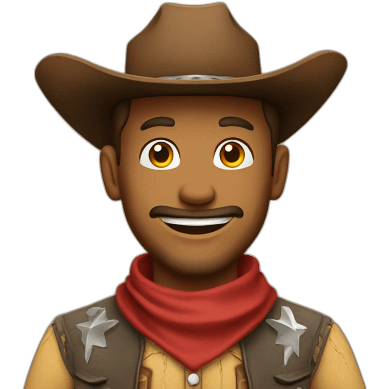 verry happy cowboy emoji