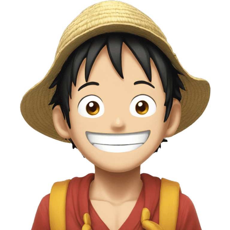 Luffy happy emoji