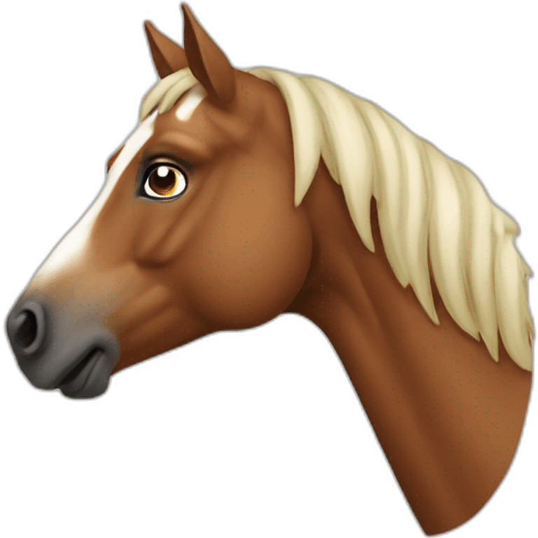 horse-with emoji