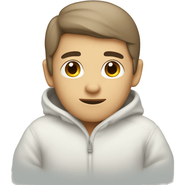 Cozy white emoji