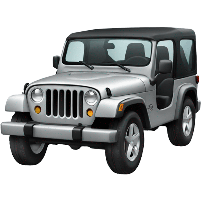 Gray Jeep  emoji