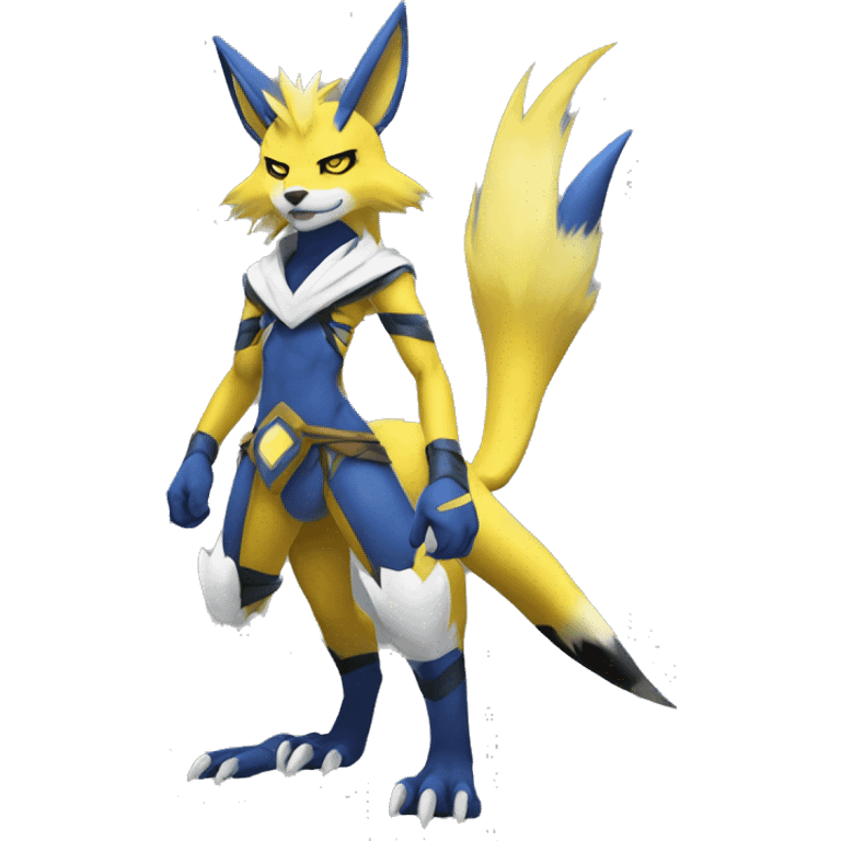 Lombax-Renamon-Zeraora full body emoji