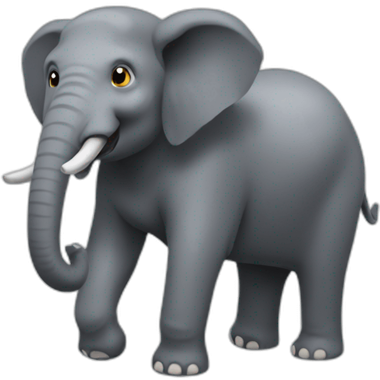 Elephant playing roblox emoji