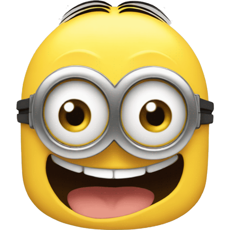 minion head smiling emoji