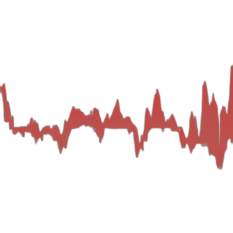 trading chart decreasing red graph emoji