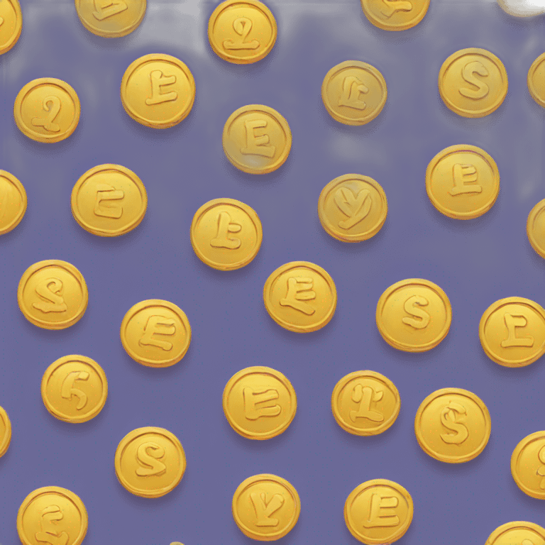 coins and instagram likes emoji