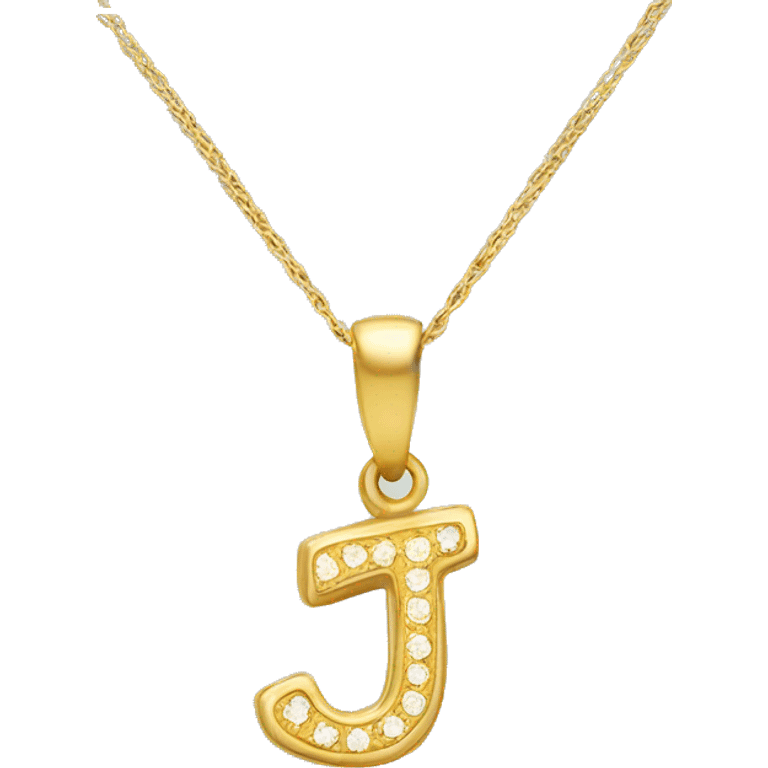 J shaped pendant emoji