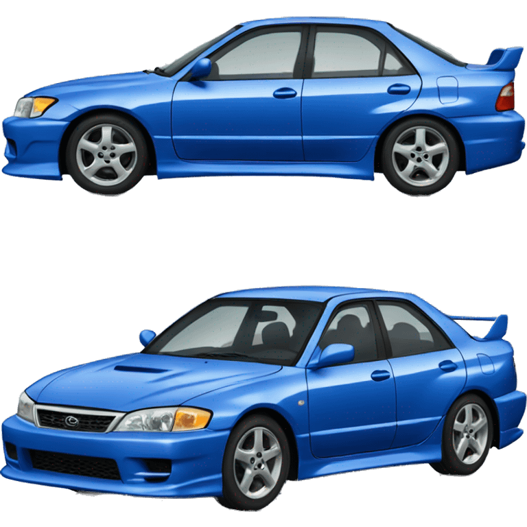 Blue Toyota altezza  emoji