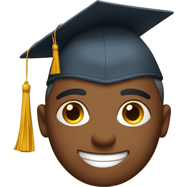 Graduating college with parents  emoji