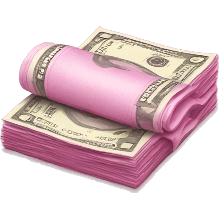 Pink money emoji