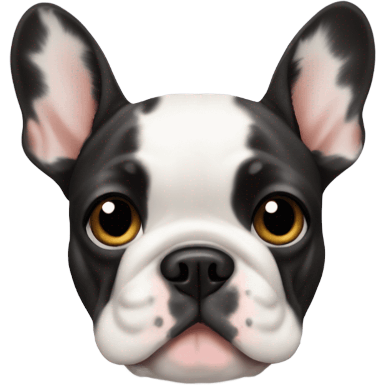 Spotted French bulldog emoji