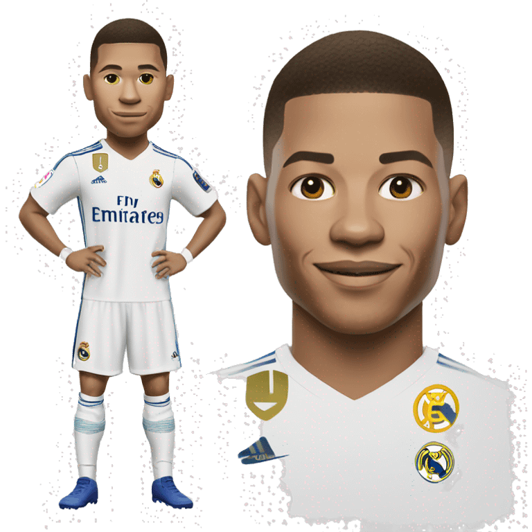 Mbappé to réal madrid emoji