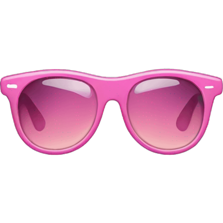 Pink sunglasses emoji