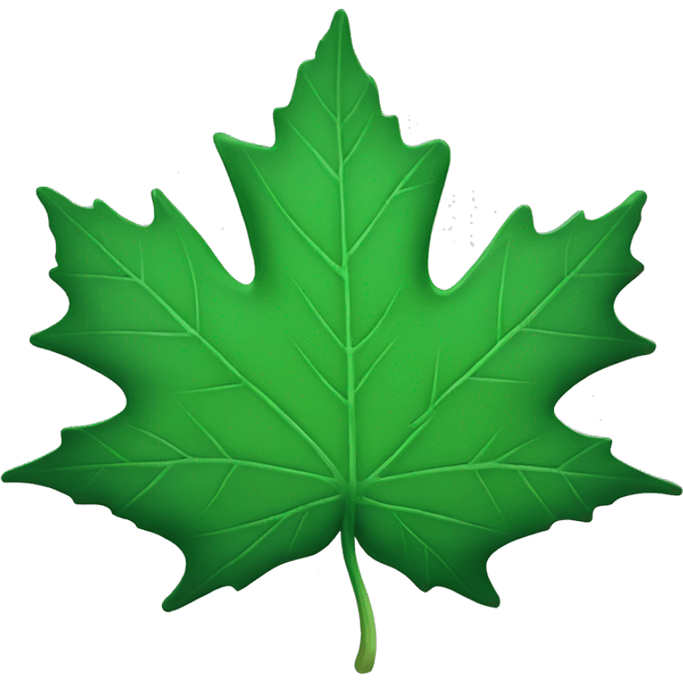 Green Maple Leaf emoji