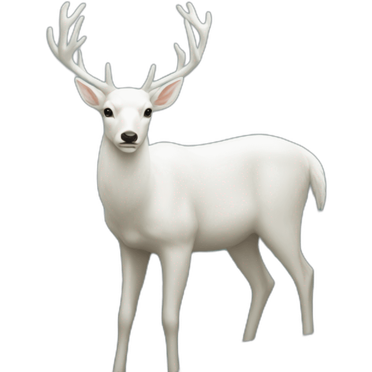 white deer see the sea emoji