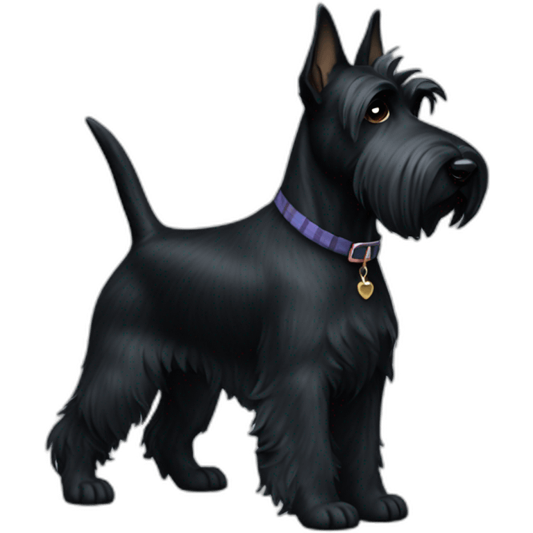 dog scottish terrier full body emoji