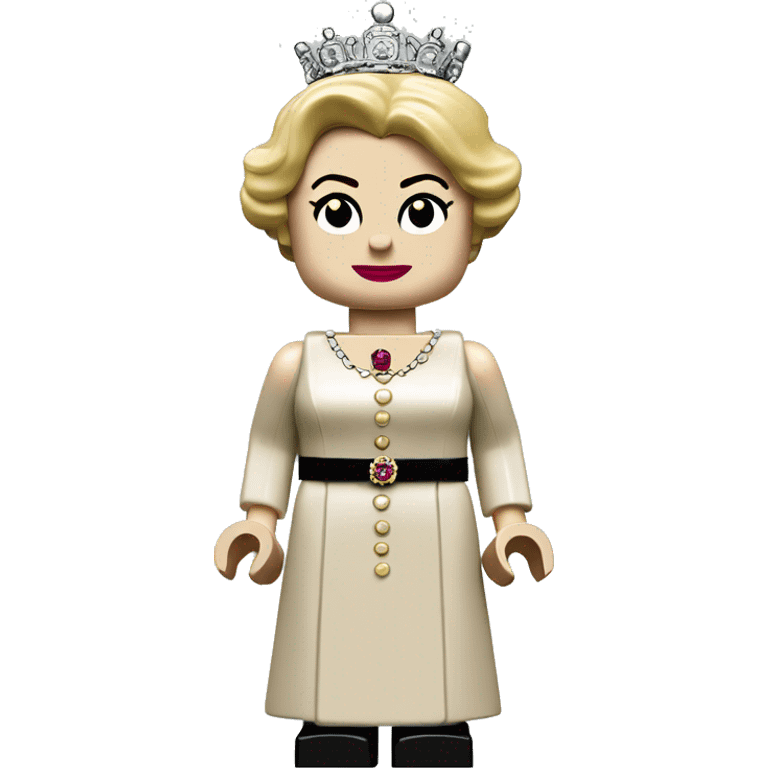 QUEEN ELIZABETH II lego full body emoji