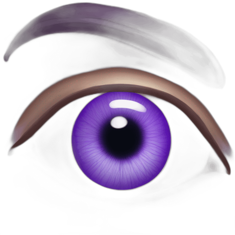 majestic godly violet iris eyeball emoji