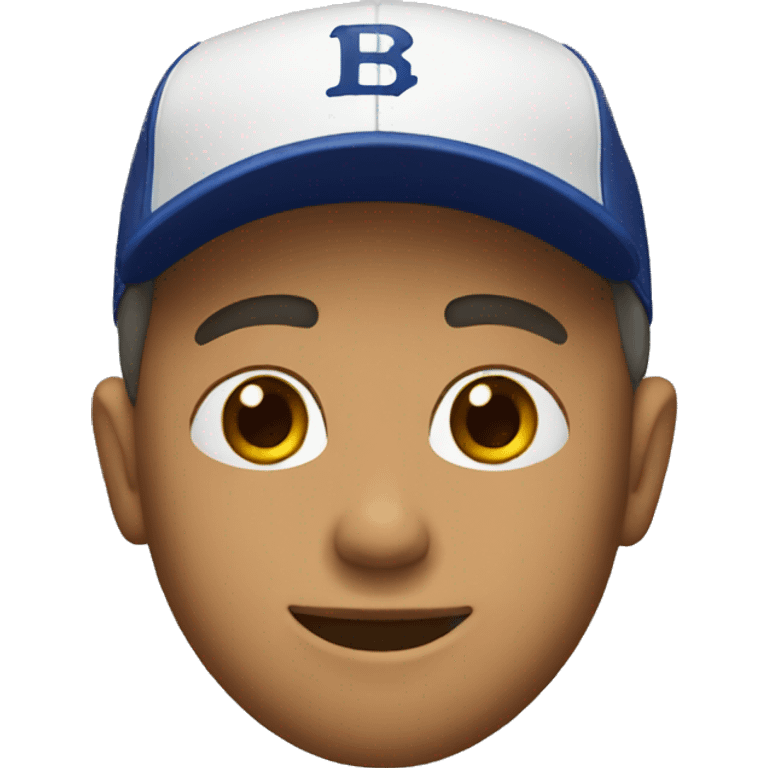 guy with a baseball hat emoji