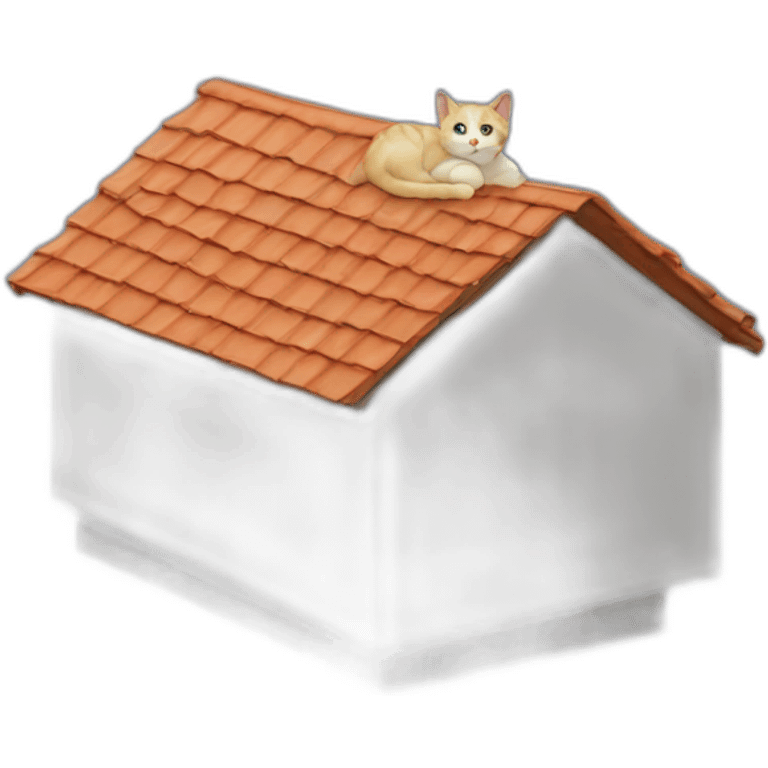 cat over the roof emoji