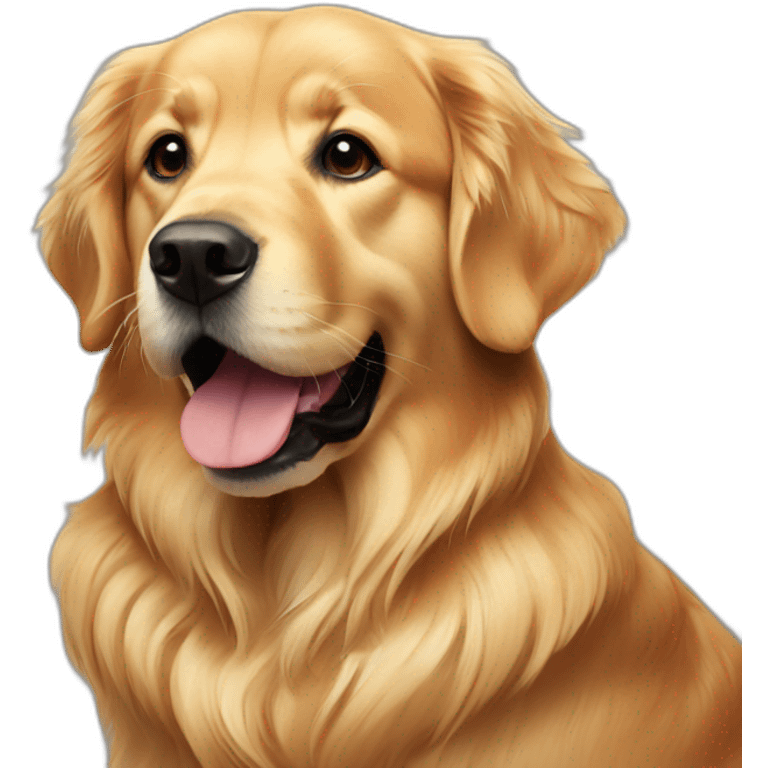 Golden Retriever Birthday  emoji