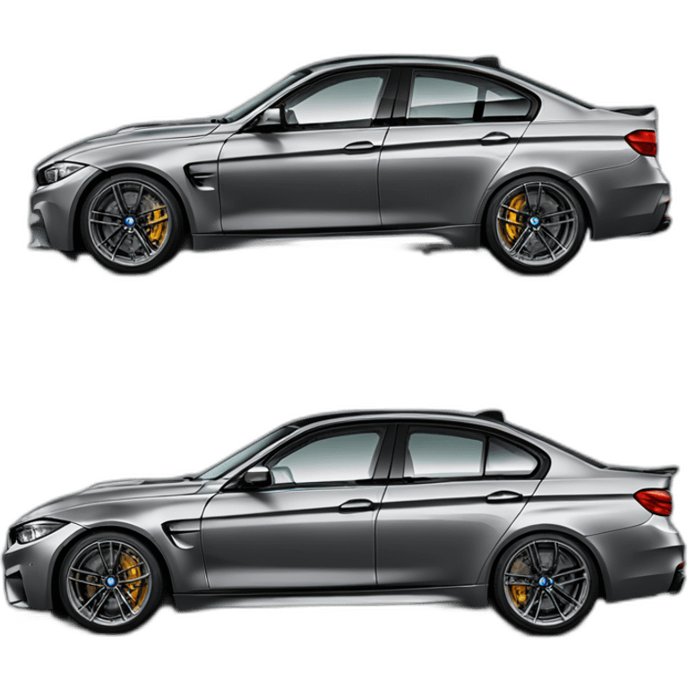 BMW m3 f80 gris nardo emoji