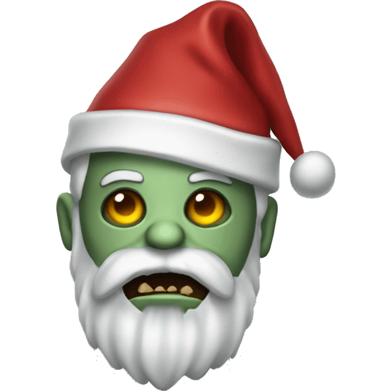 A santa Zombi emoji