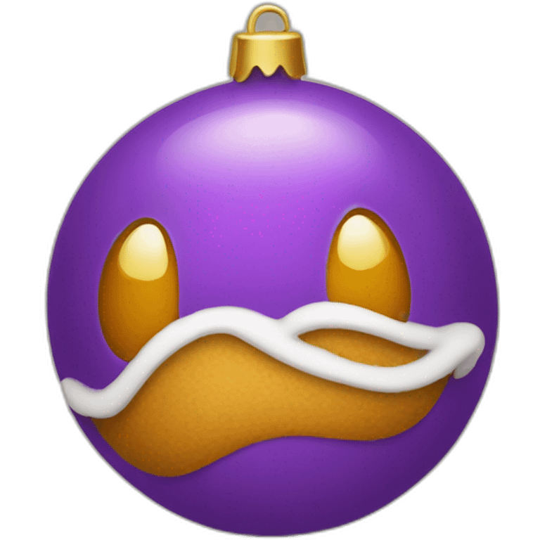 Boule de Noël  emoji