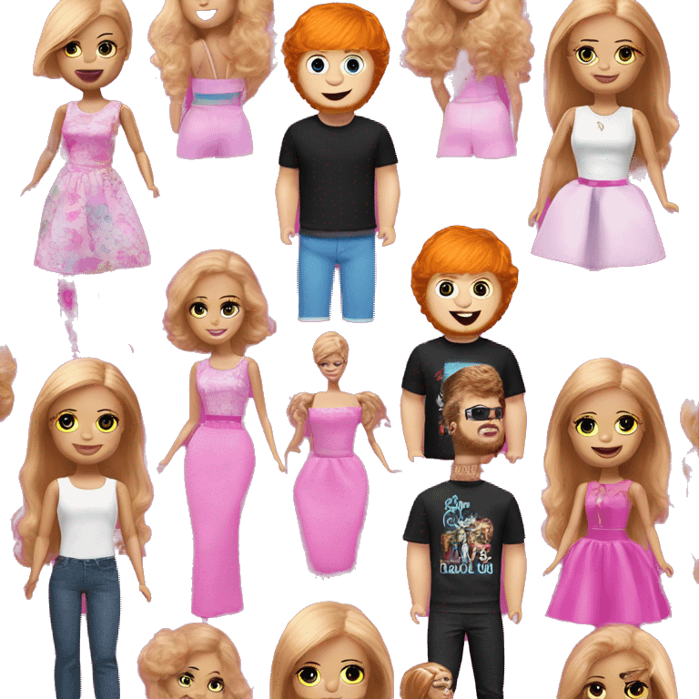 ed sheeran as barbie emoji