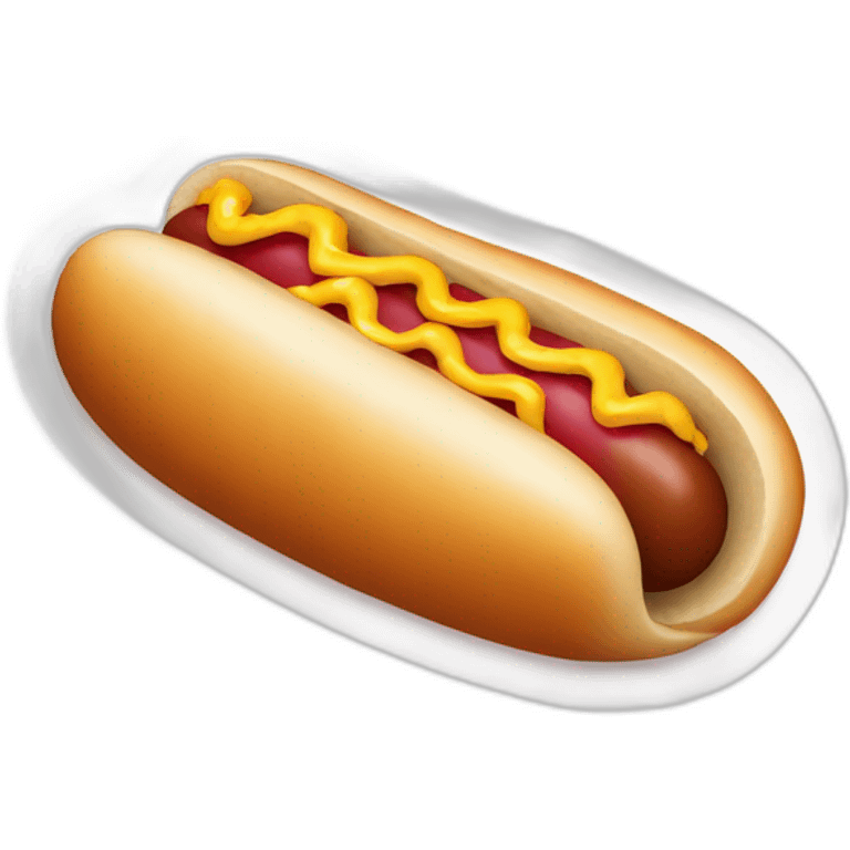 kissing hot dog emoji