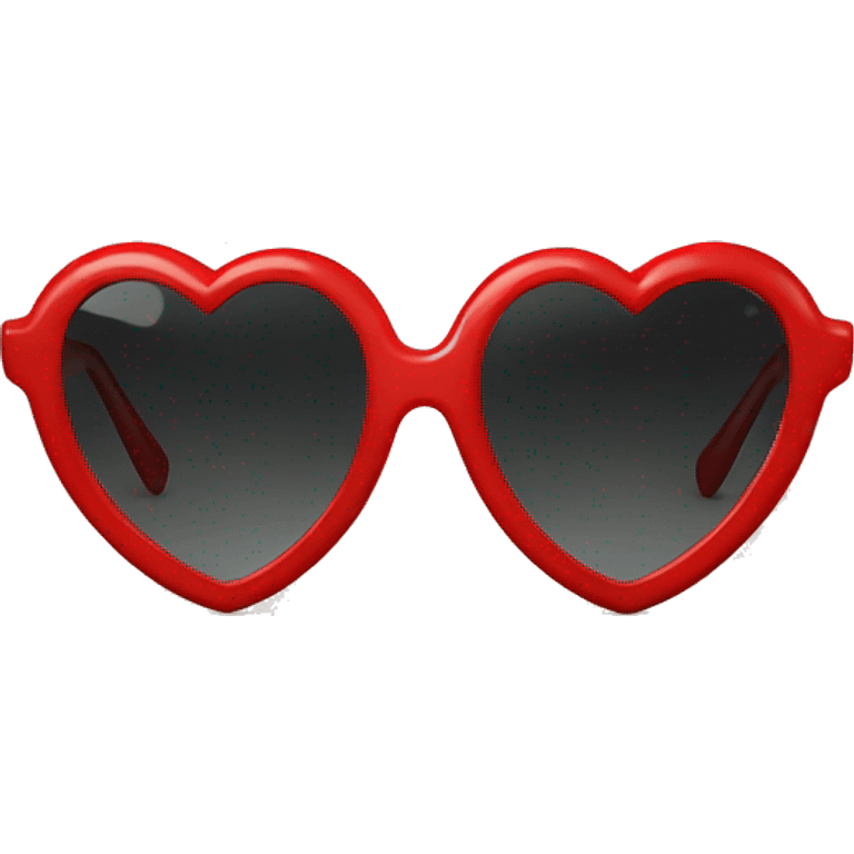 vintage red heart sunglasses emoji