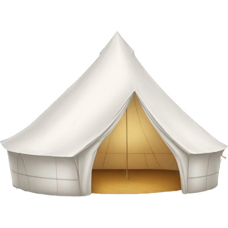 big white tent mysterious inside emoji