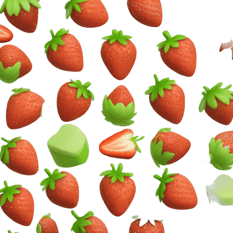 matcha strawberry  emoji