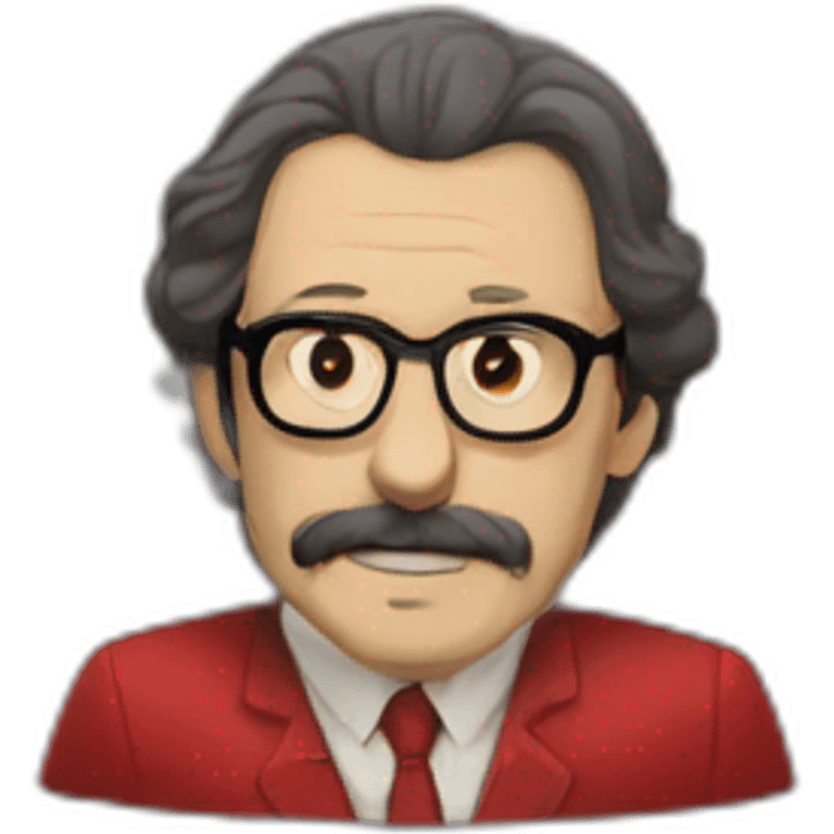 profesor casa de papel 30 años emoji