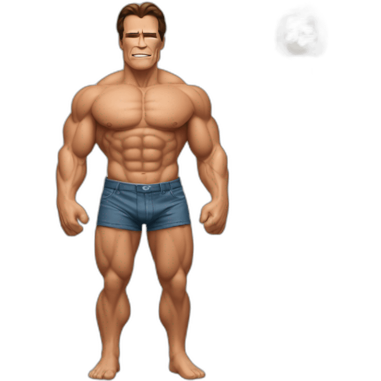 Arnold Schwarzenegger body emoji