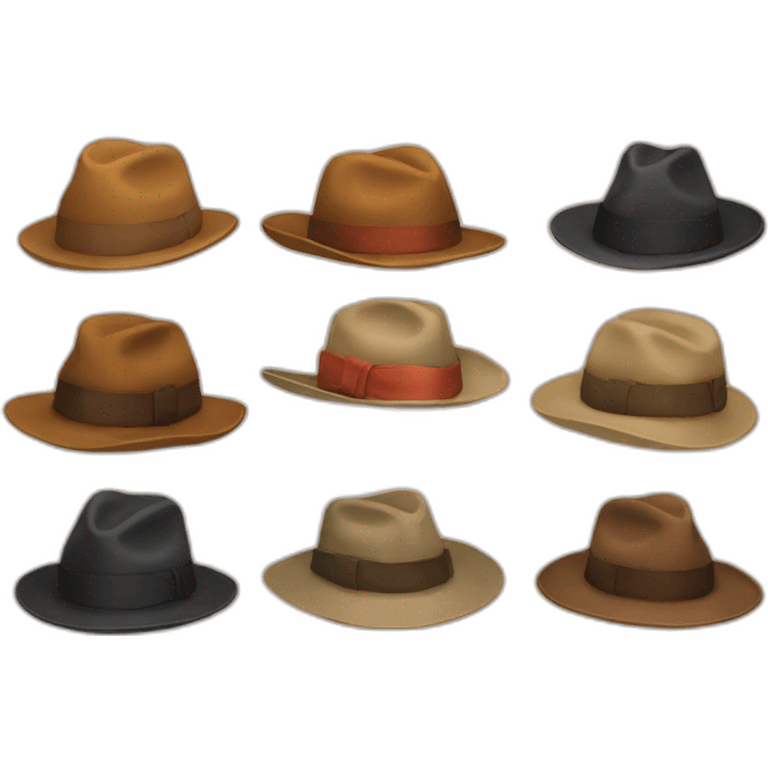 multiple-hats emoji