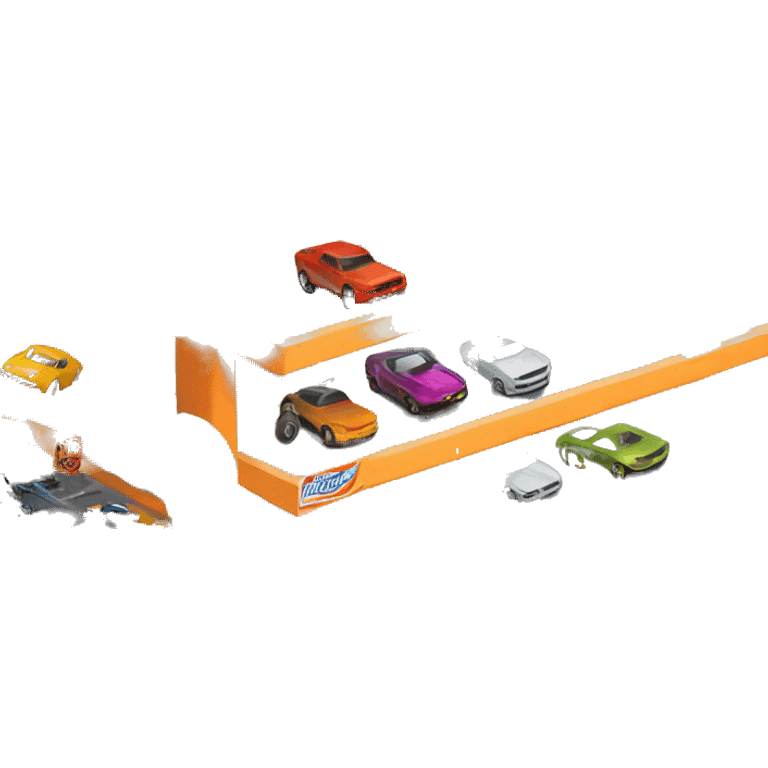 Multi-story parking garage for hot wheels emoji