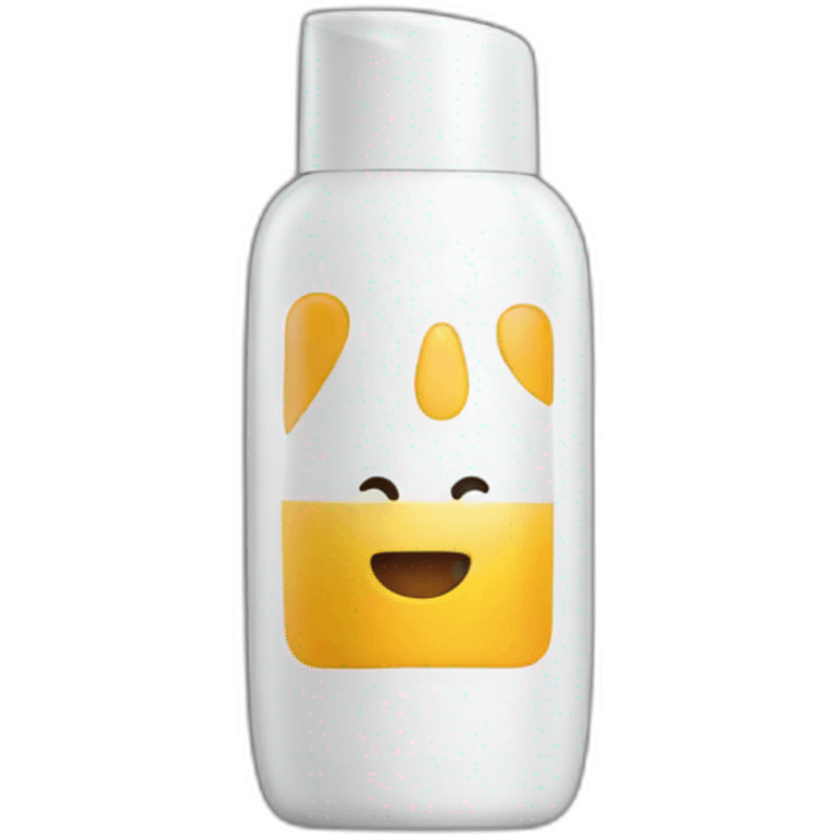 Sunscreen bottle emoji