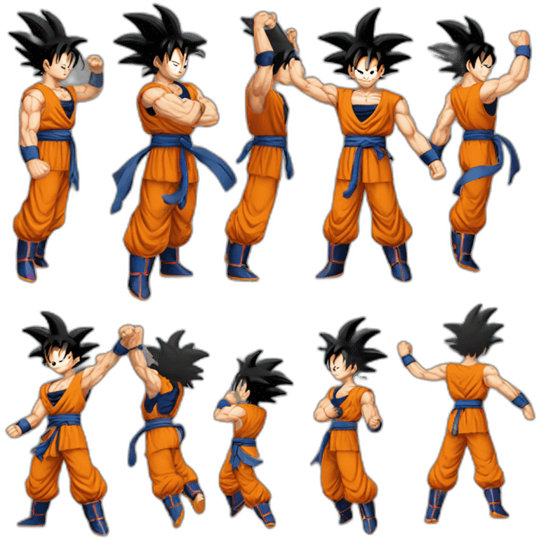 Goku qui danse emoji