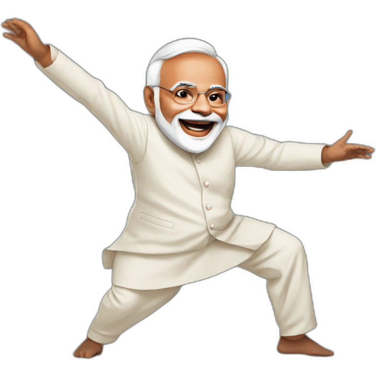 Modi dancing emoji