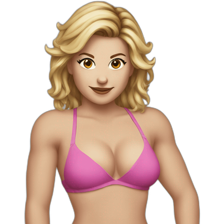 Sarah jay en bikini emoji