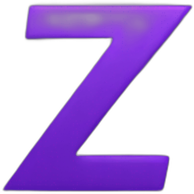 Purple Z logo emoji