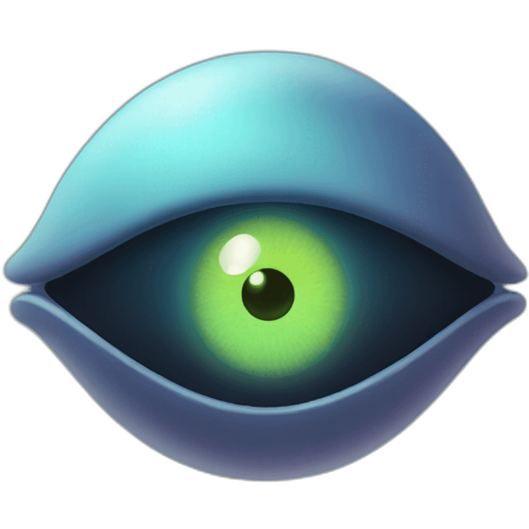 a eye head entity from outer space emoji